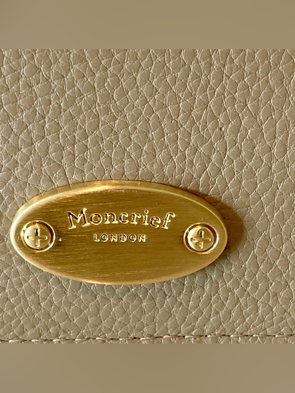 NWOT Moncrief London brand Italian leather wallet- Heidi Bifold